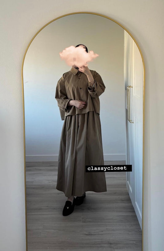 TRENCHCOAT SET TAUPE