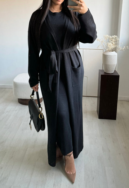 TWEEDELIGE SET ZWART