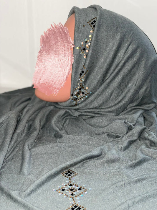 JERSEY GROEN MET STEENTJES