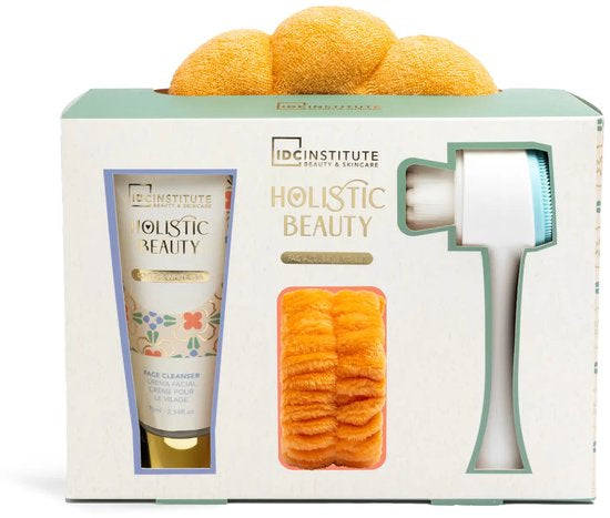 Complete Gezichtsreinigingsset met Borstel en Cleanser en haarband en polsbandjes