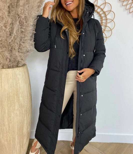 YESMIN ZWARTE LANGE JAS