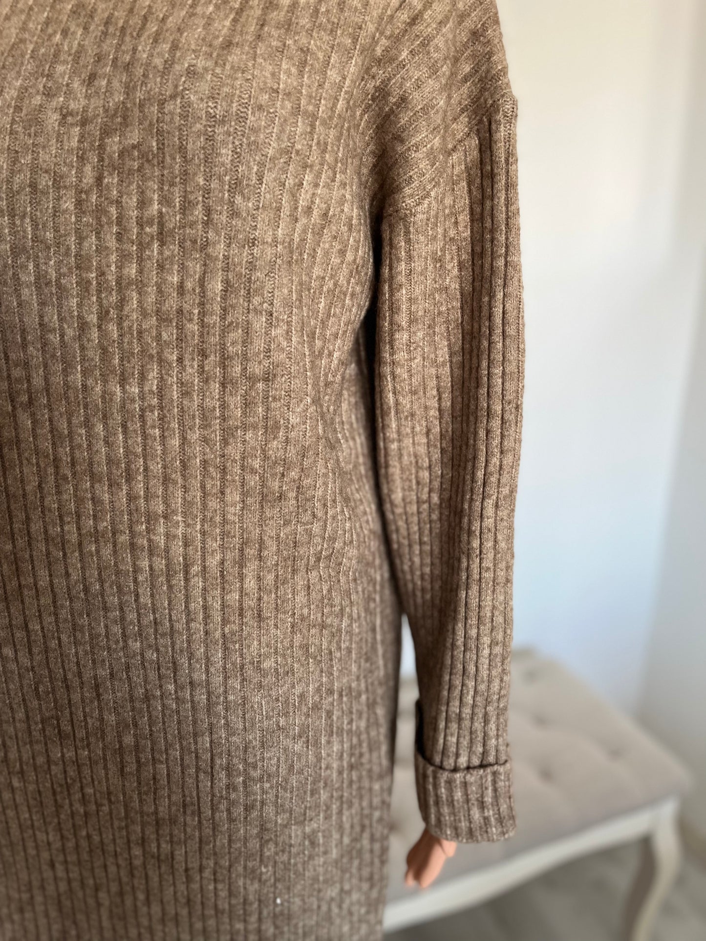 NAZHA MIDI TRUI TAUPE