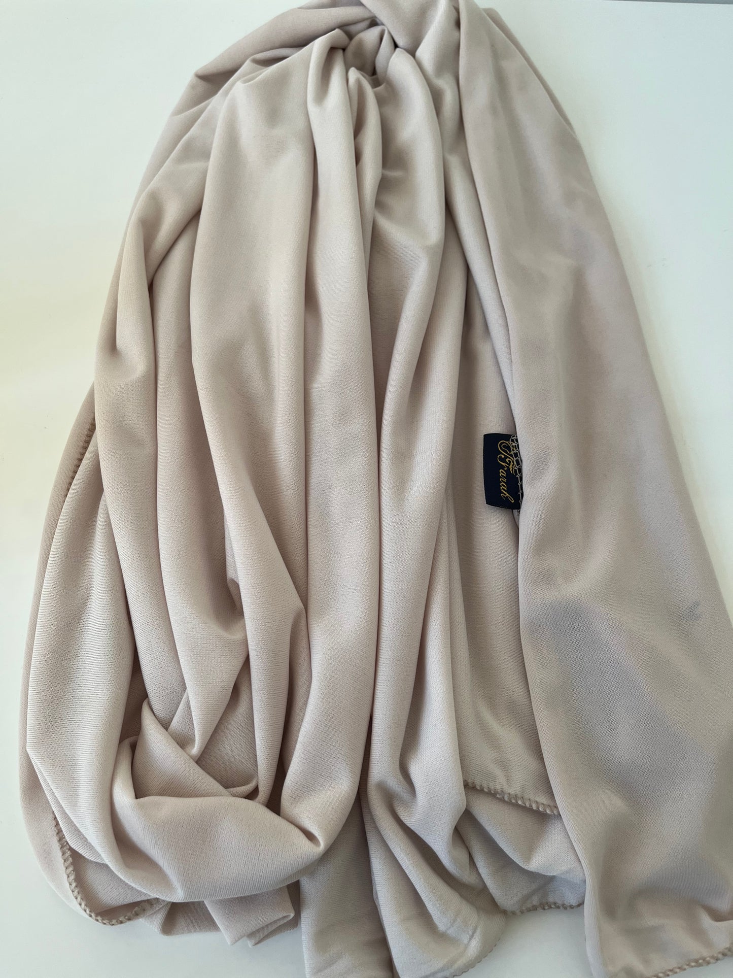 JERSEY SCARF CREME
