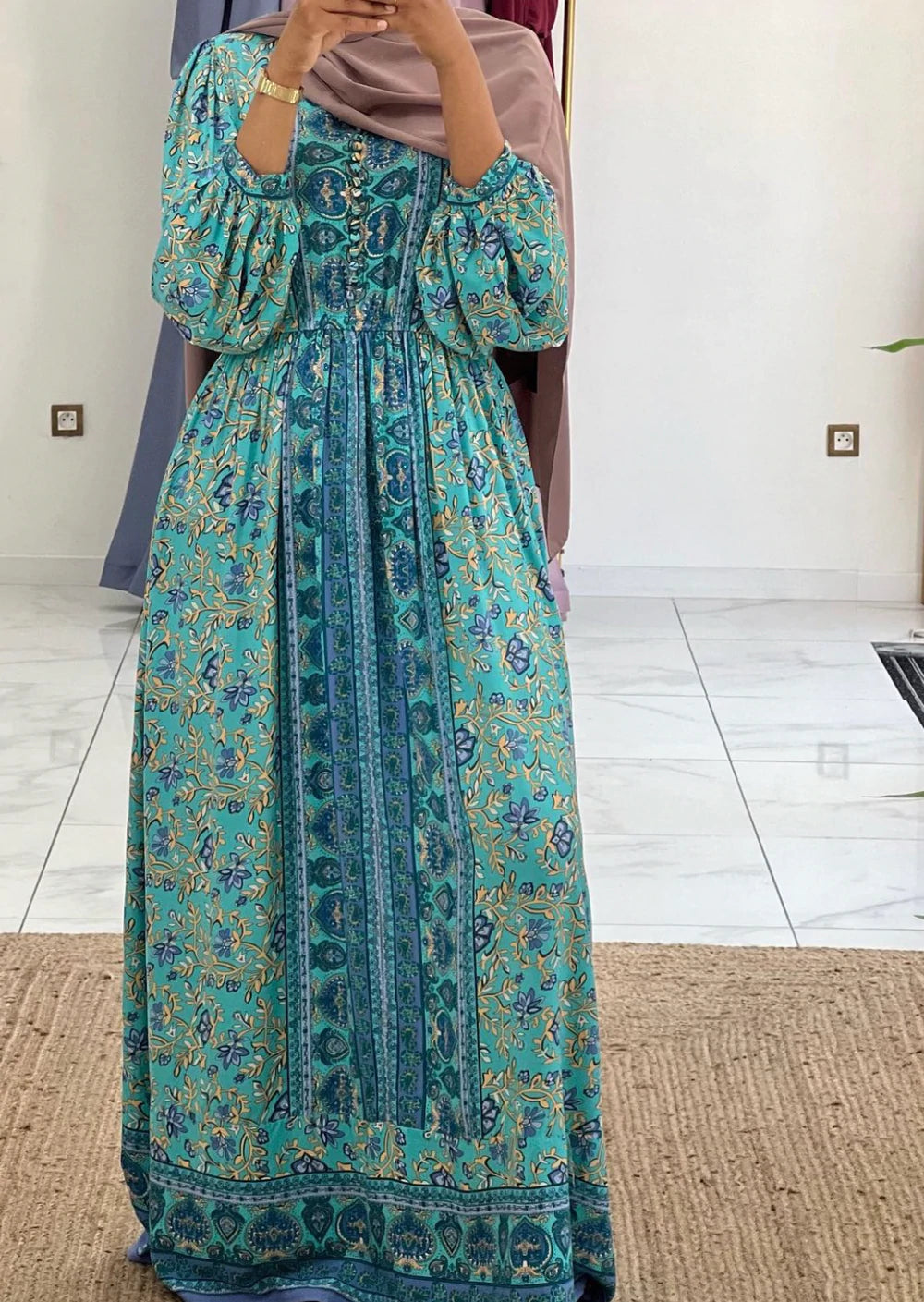 INSAF LANGE JURK BLAUW