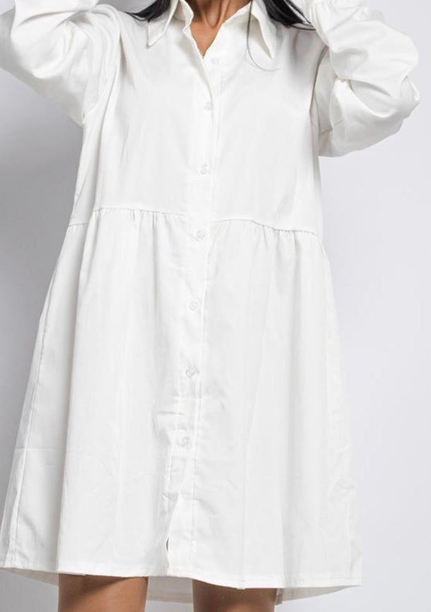 AMAL WITTE BLOUSE