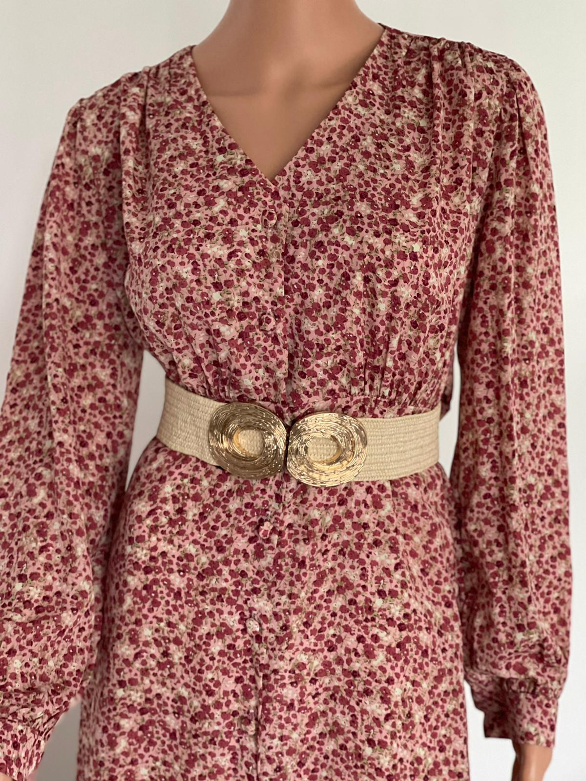 MARIEAM MIDI JURK ROZE