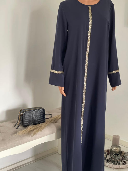 YOUSRA ABAYA MARINE BLAUW