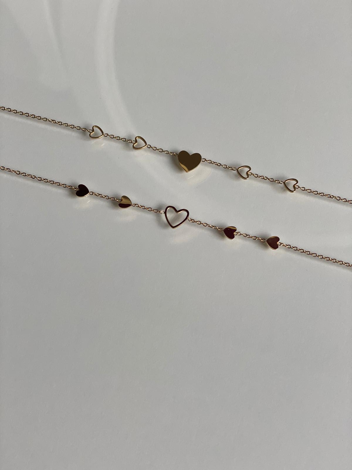 ARMBAND HARTJES GOUD