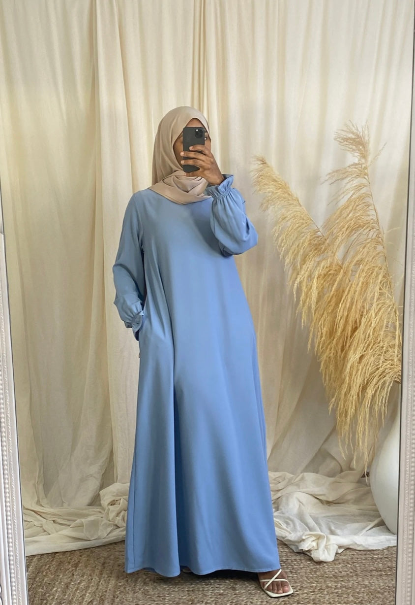 AMANA ABAYA LICHTBLAUW