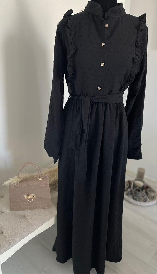 NISRINE MAXI JURK ZWART KOZMO