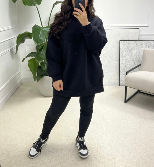 BASIC JOGGINGSET ZWART