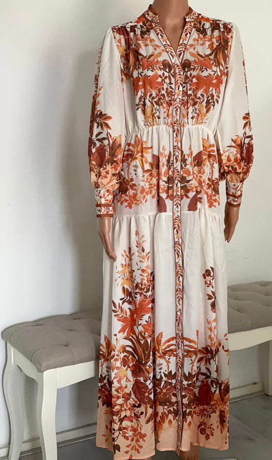 IBIZA MAXI JURK BRUIN