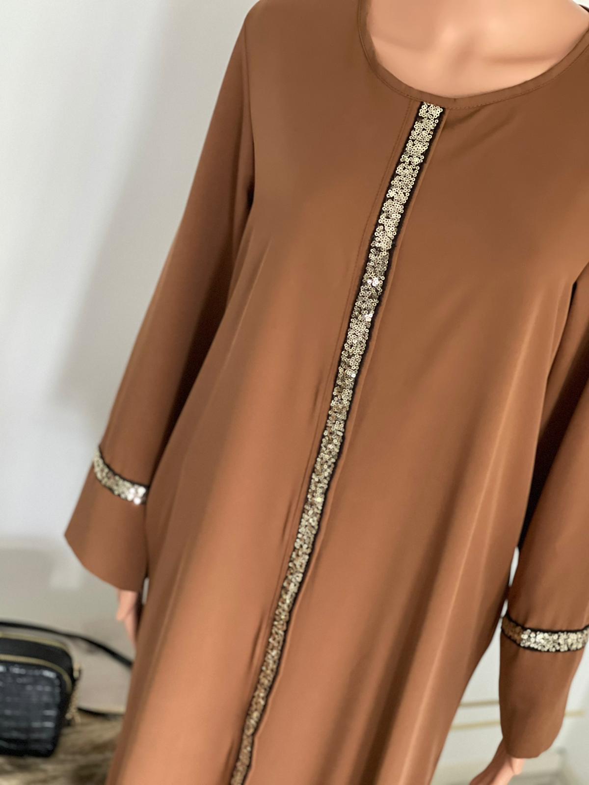 YOUSRA ABAYA CARAMEL