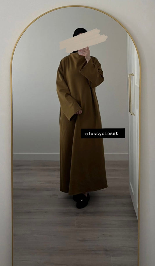 JERSEY DRESS GROENGEEL