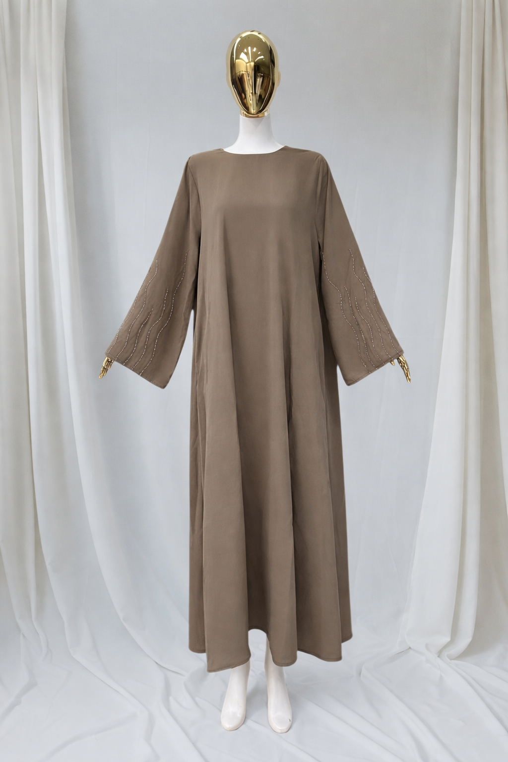 ABAYA AMIRA TAUPE