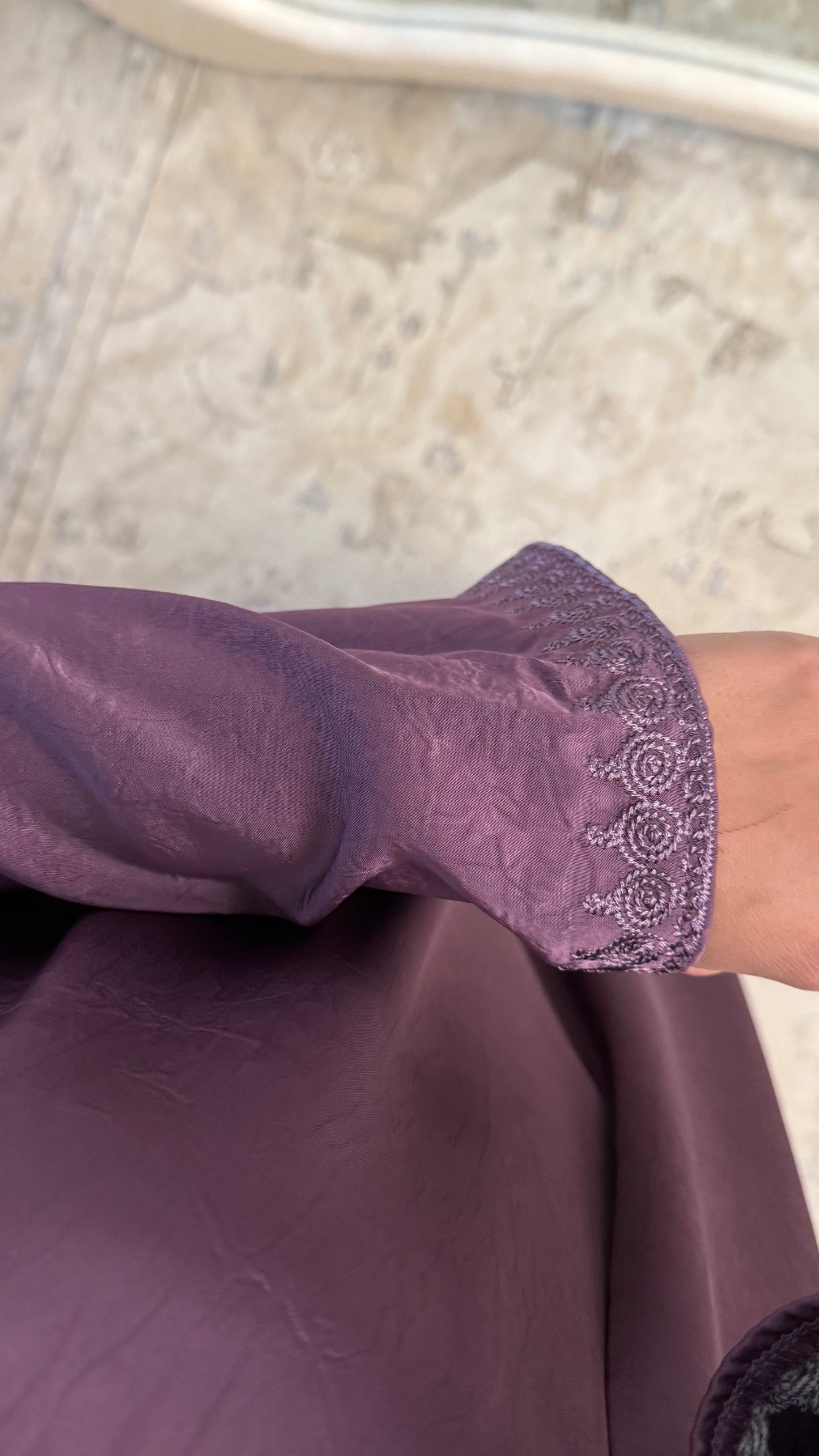 YARA JURK LANG AUBERGINE