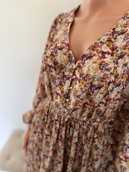 SAMAH MAXI JURK ROOD