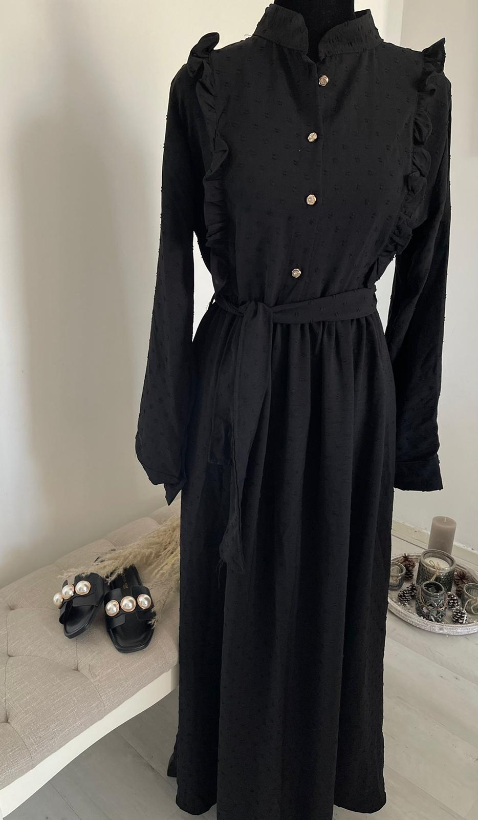 NISRINE MAXI JURK ZWART KOZMO