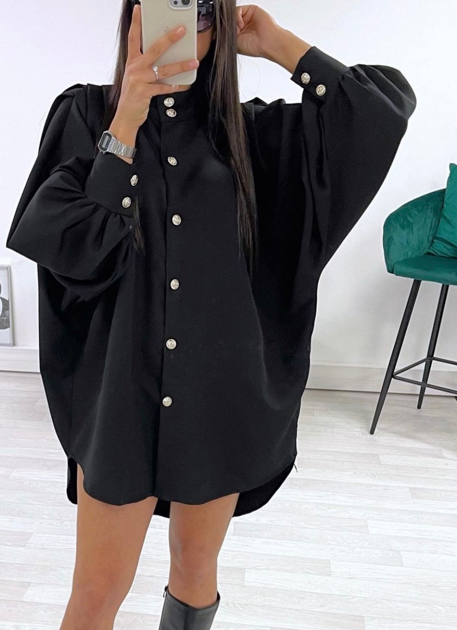 SAMIA CLASSY BLOUSE ZWART