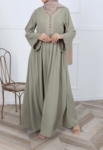 NISA CLASSY JURK GROEN