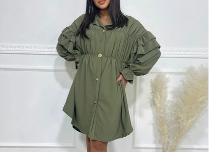 LAMYA BLOUSE/JURK KAKI