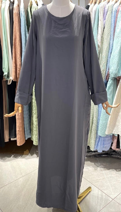 ISRA ABAYA GRIJS