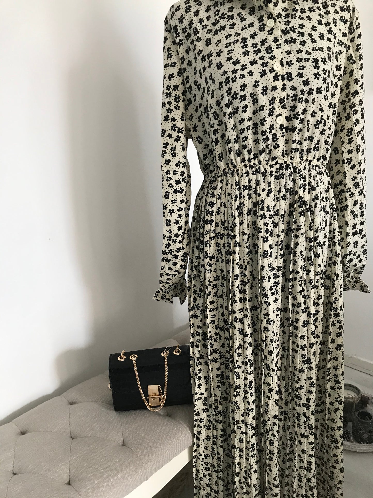 DINA MAXI JURK BEIGE