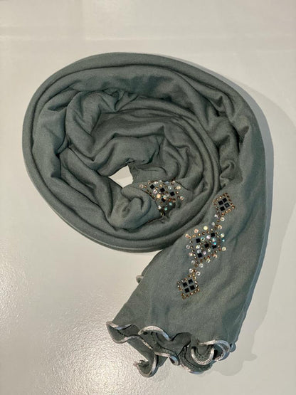 JERSEY GROEN MET STEENTJES