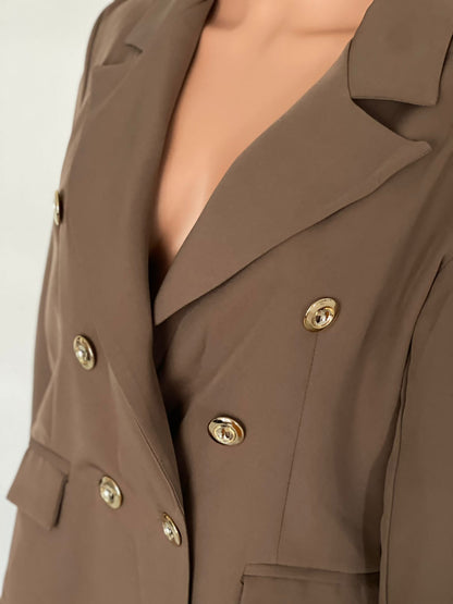 MENEL BLAZER CAMEL
