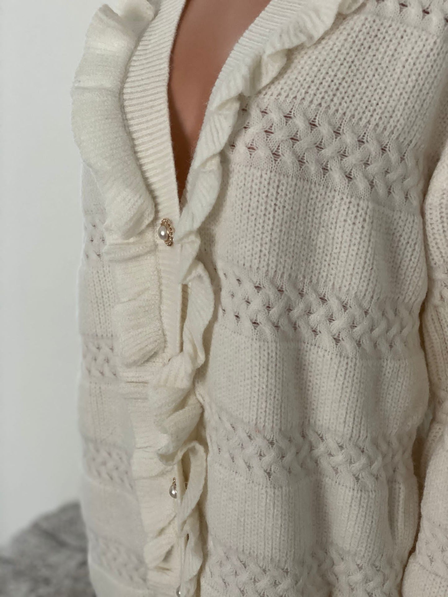 SENNA VEST MET RUFFLES WIT