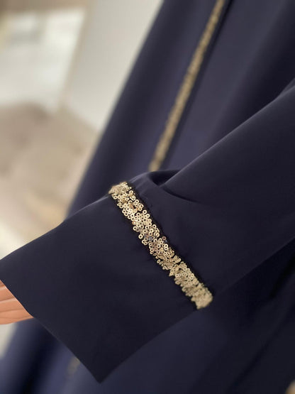 YOUSRA ABAYA MARINE BLAUW