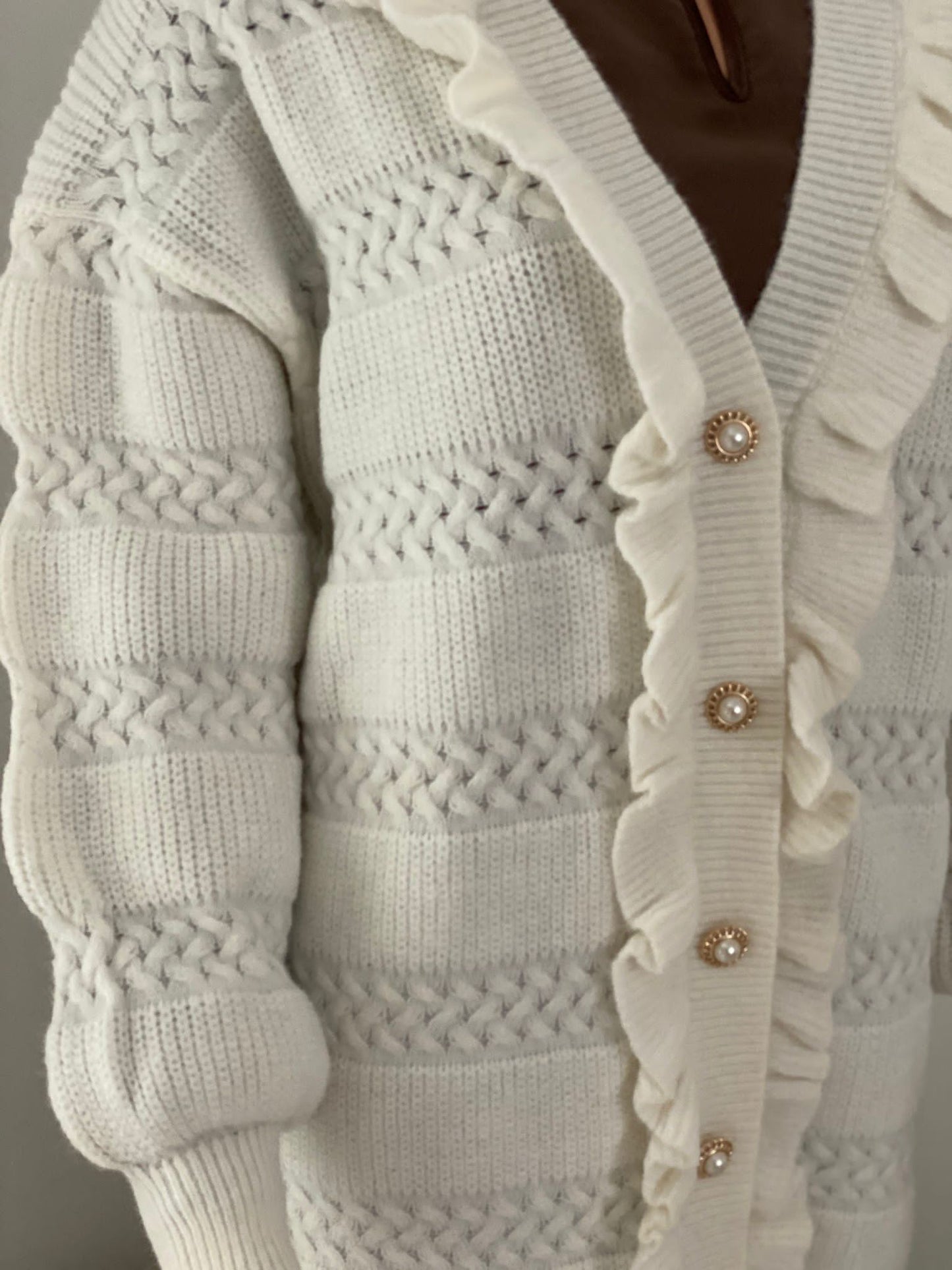 SENNA VEST MET RUFFLES WIT