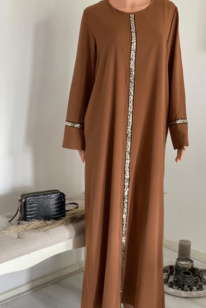 YOUSRA ABAYA CARAMEL