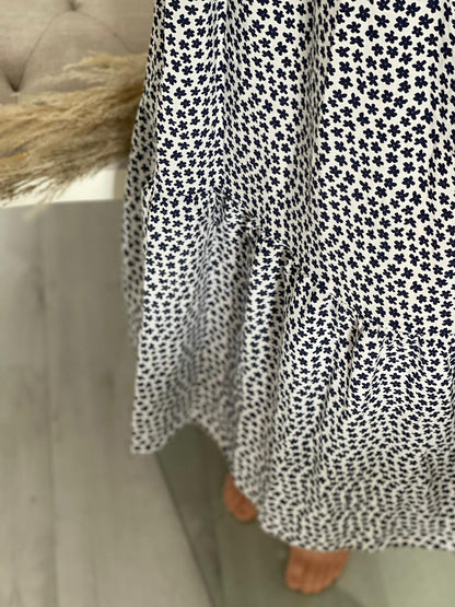 DUNYA MAXI JURK WIT
