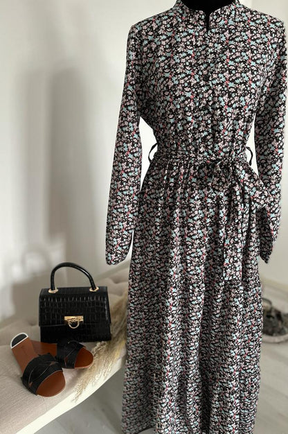 NADA MAXI JURK ZWART