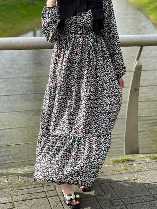 NADA MAXI JURK ZWART