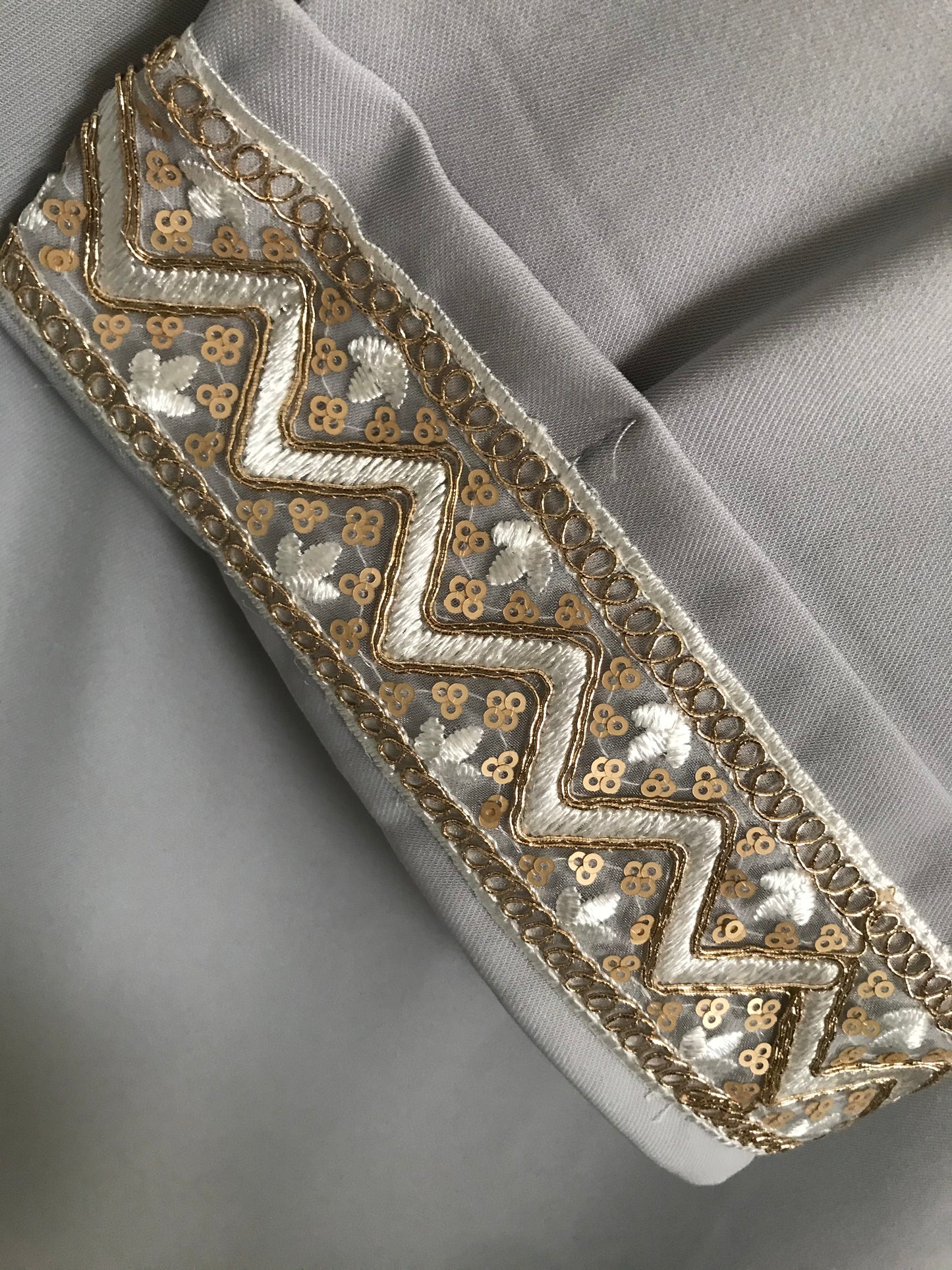 NOOR ABAYA GRIJS/BLAUW