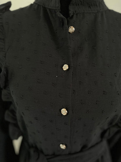 NISRINE MAXI JURK ZWART KOZMO