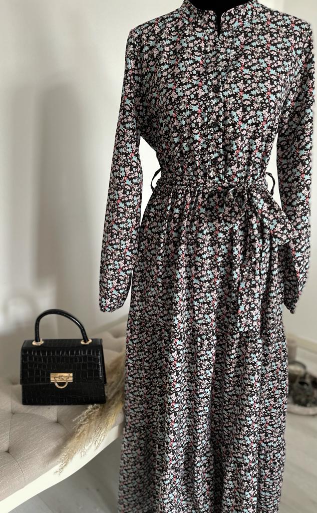 NADA MAXI JURK ZWART