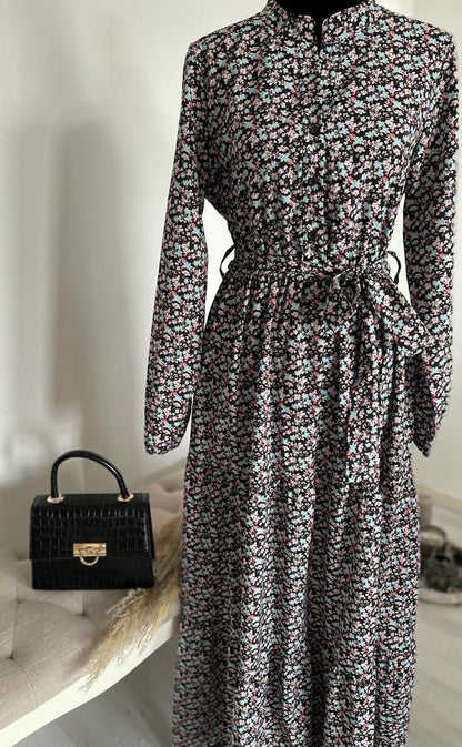 NADA MAXI JURK ZWART