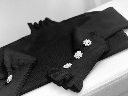 IMANE TRUI MET STRASSKNOPEN ZWART