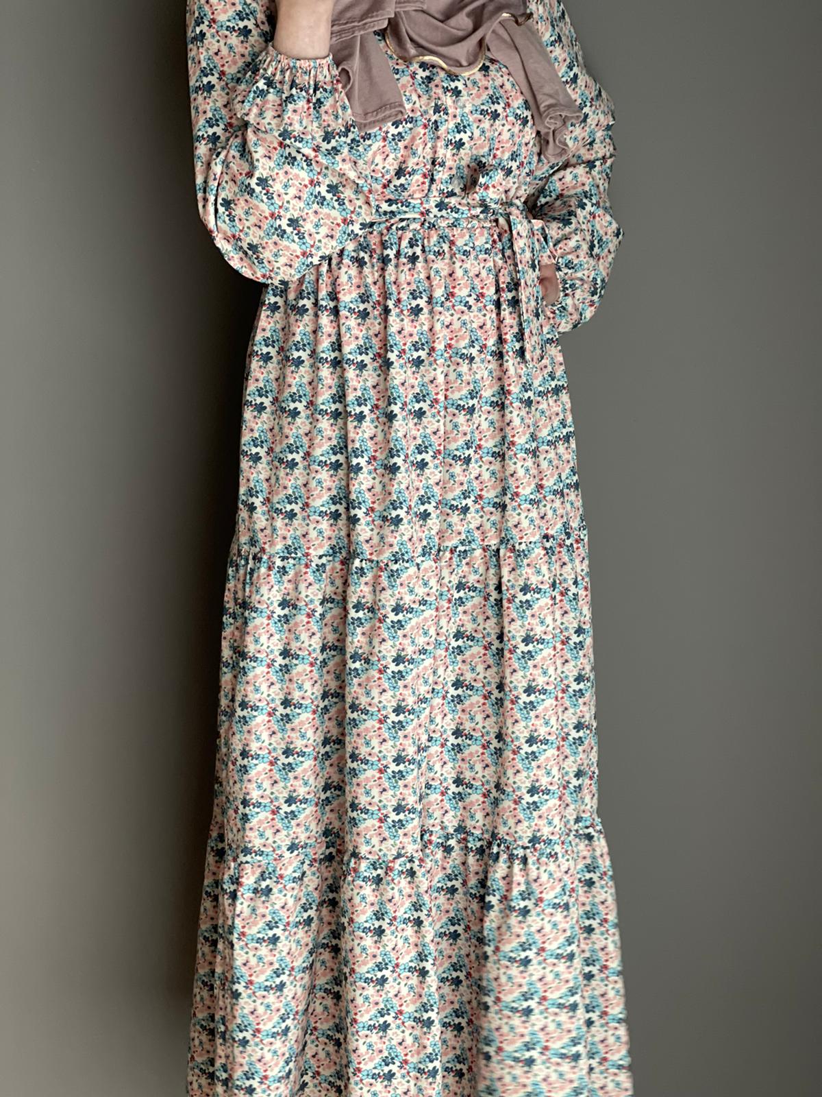 NADA MAXI JURK BEIGE