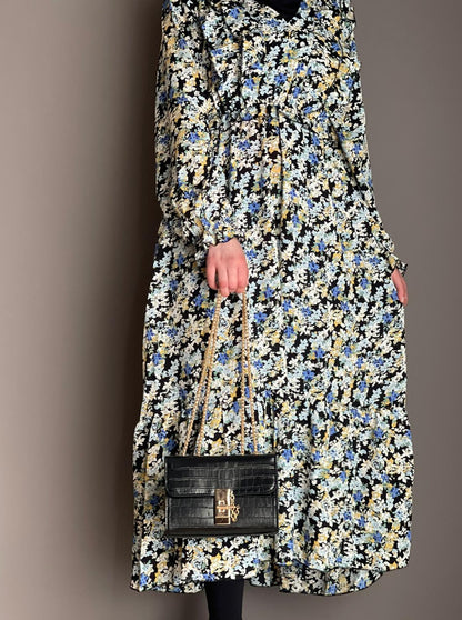 MAYSA MIDI JURK BLAUW